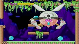 Liquid Kids Platform Arcade Video Game  Taito 1990 - Game Play