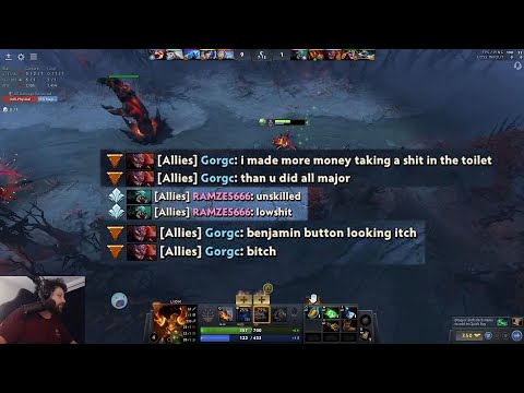 Gorgc did not hold back trashtalking Ramzes after the ping incident