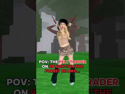 The “PELT TRADER” in 99 NIGHTS IN THE FOREST on ROBLOX Has EVERYTHING!🤭