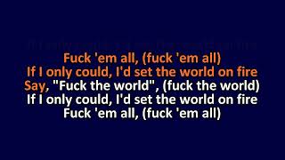 Insane Clown Posse - F_ck The World - Karaoke Instrumental Lyrics - ObsKure