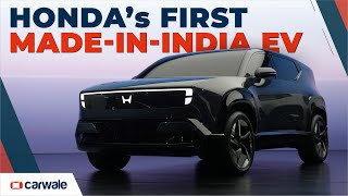 Honda’s First MADE-IN-INDIA EV | 0 Alpha Concept Walkaround | CarWale