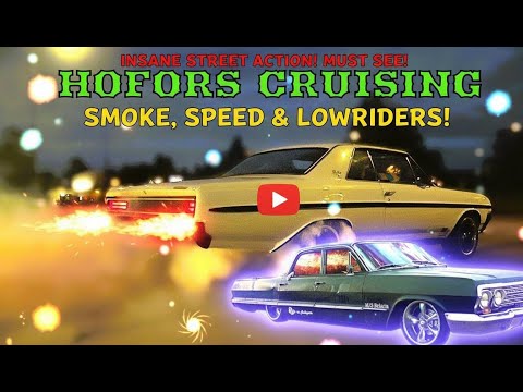 Hofors Spontan Cruising 2025: Classic Cars Make Epic Smoke Show!