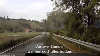 preview picture of video 'Hochwasser bei Naumburg 1.Juni 2013'