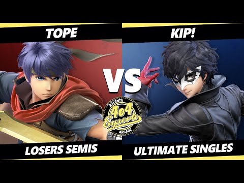 4o4 Smash Night 37 Losers Semis - Tope (Ike) Vs. Kip! (Joker) SSBU Ultimate Tournament