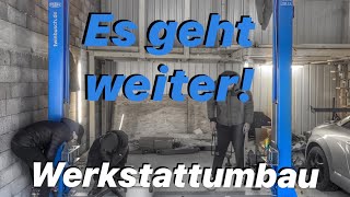 Wir haben eine Hebebühne - Der Aufbau Teil 1