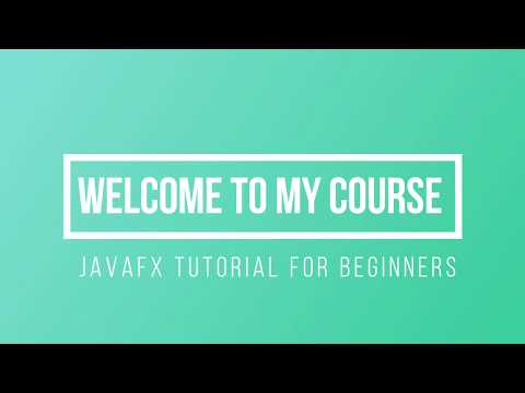 Learn JavaFX tutorials from Beginners Level | My Free Udemy Course