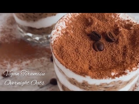 Tiramisu Overnight Oats: A Vegan Twist on a Classic