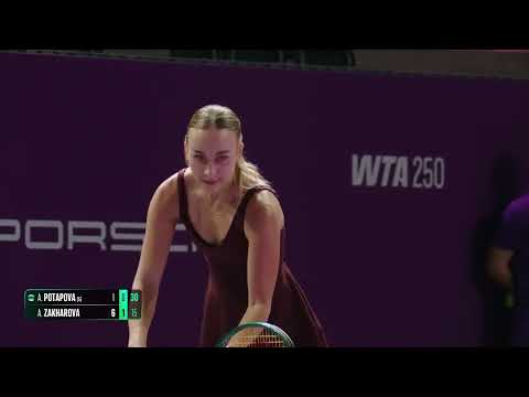 R16/ Anastasia Potapova vs Anastasia Zakharova/ Match highlights #TO2026