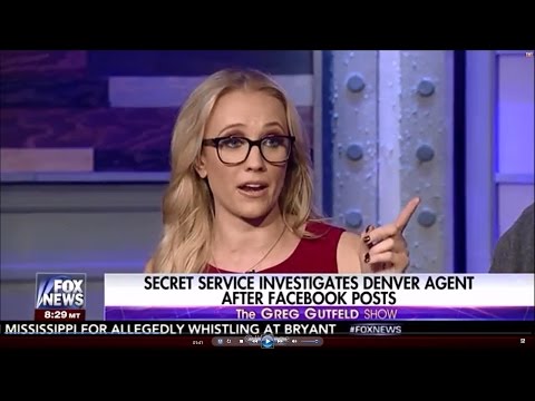 01-28-17 Kat Timpf on Gutfeld - Anti-Trump Secret Service Agent