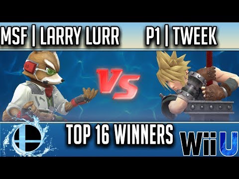 Smash'N'Splash 3 TOP 16 WINNERS - MSF | Larry Lurr (Fox) vs P1 | Tweek (Cloud)