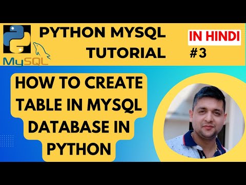 How To Create Table In Mysql Python Python Mysql Create Table Python Mysql Tutorial In Hindi 3