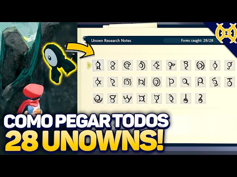 ALL 28 UNOWN LOCATIONS in Pokémon Legends Arceus