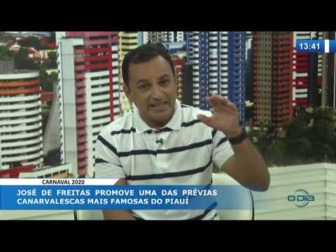 O Dia News 14 02 2020  AntoÌ‚nio Abreu (Pref. JoseÌ de Freitas) - Carnaval 2020