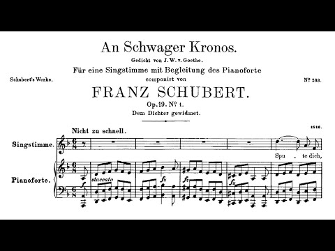 Video thumbnail for An Schwager Kronos, D. 369