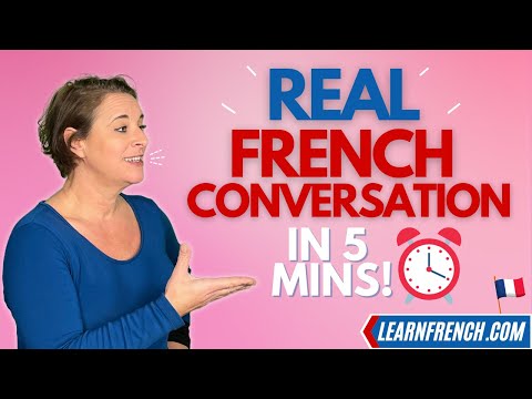 How French sounds in an EVERYDAY FRENCH CONVERSATION French in Real Life in a FAST FRENCH ACCENT