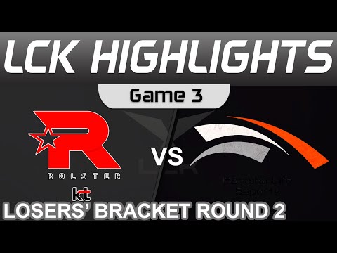KT vs HLE Highlights Game 3 LCK Spring Losers' Bracket R2 2023 KT Rolster vs Hanwha Life Esports