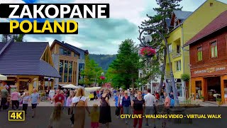 Poland Zakopane August Summer ❤️  Walking Tour - City Center