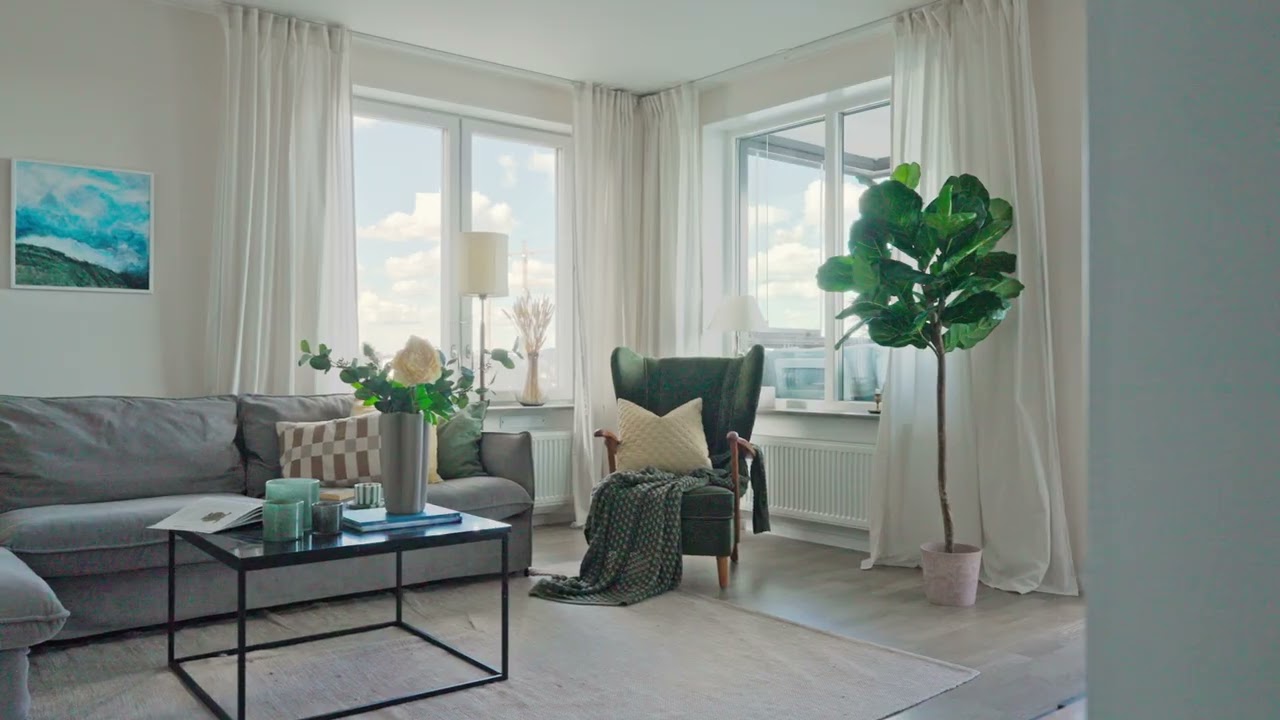 4 rum Lägenhet på Sjövikskajen 70, högst upp! Liljeholmskajen Stockholms kommun - video