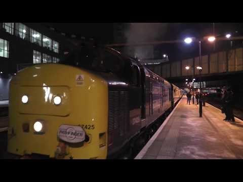 (HD) DRS 37611 + 37259 & 37425 work The Enigmatic Logistican railtour 12/1/13