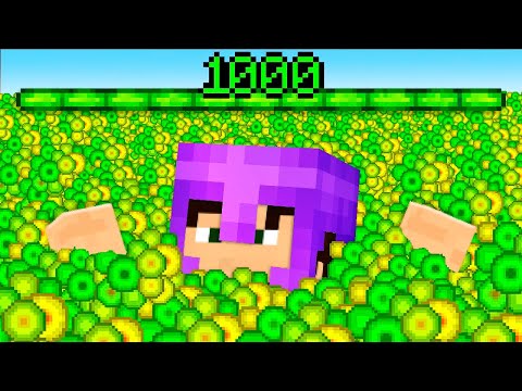 I reached 1000 XP levels in Minecraft Hardcore.