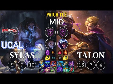 KT Ucal Sylas vs Talon Mid - KR Patch 11.3