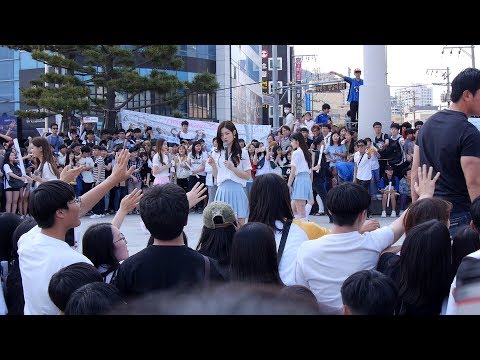 [Fix shot] 170528 다이아(DIA) - 너만 모르나 봄 [팬서비스.ver] 직캠(Fancam) @부산 광안리 버스킹 by bong