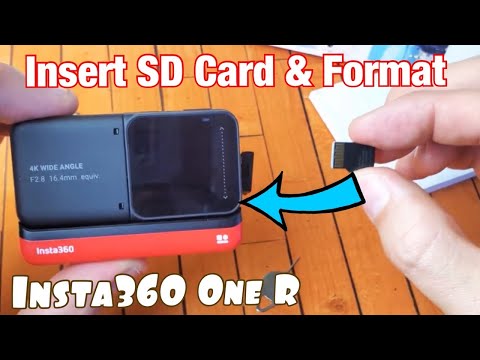 Insta360 One R: How to Insert SD Card & Format Properly