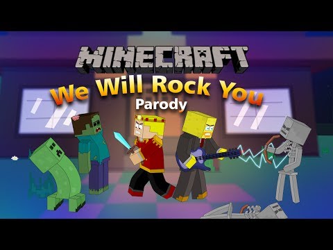 "We Will Find You" Minecraft Parody Of We Will Rock You By Queen! (Music Video)