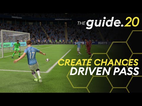 SCORE GOALS with the DRIVEN PASS inside the box | FIFA 20 tutorial on creating chances | THE GUIDE