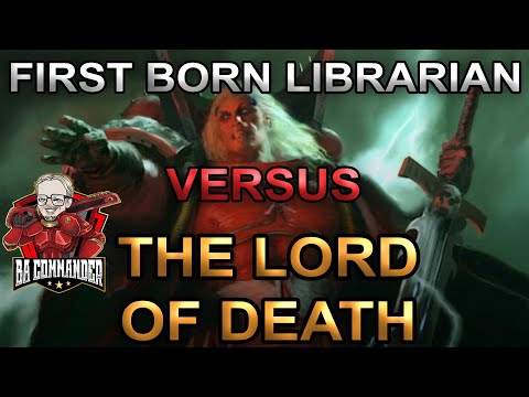 First Born Librarian VS The Lord of Death (Primaris Mephiston)