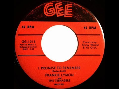 Frankie Lymon & The Teenagers - I Promise To Remember 1956