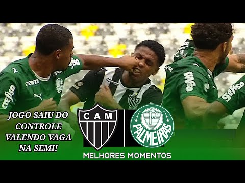 Gols e lances de Atlético Mineiro x Palmeiras