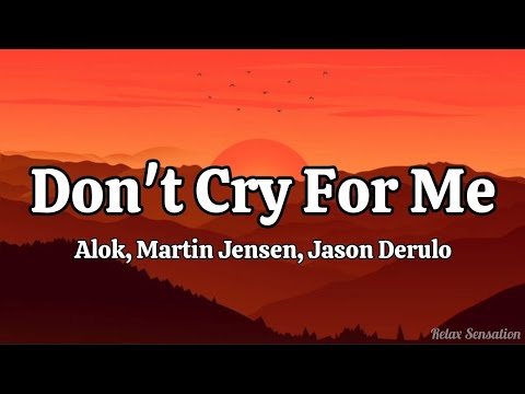 Don't Cry For Me - Alok, Martin Jensen & Jason Derulo (Official Lyric Video)