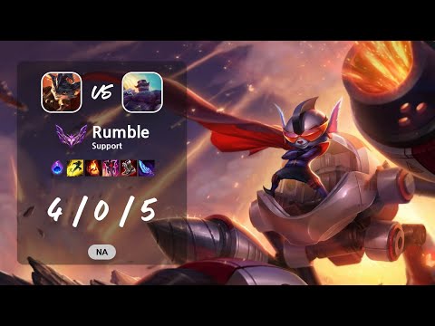 Rumble Support vs Braum - NA Master Patch 13.11