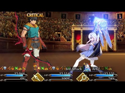 Melusine vs Arash [FGO NA] Nero Fest Revival Exhibition III: Stellar Rainfall