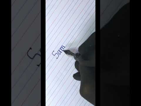 English writing name Sameen #shorts #trending #viral