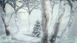 Een prachtig gecomponeerde 3D-animatie die een jaar in het leven van een kerstboom in alle seizoenen volgt. vrolijk kerstfeest
