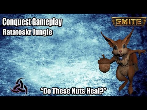 SMITE: Conquest w/ Jungle Ratatoskr "Do These Nuts Heal?"