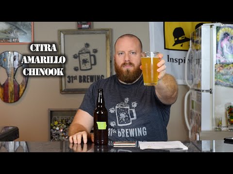 Homebrewing IPA Citra, Amarillo, and Chinook All Grain Tasting 1