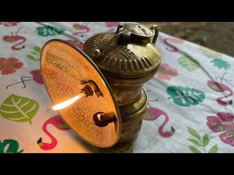 Will it run?  1930’s Carbide miners lamp