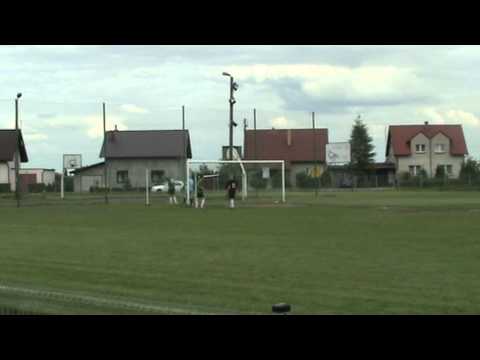Bramka Mariusza Przybylskiego. Płomień B Przyprostynia - Błędno Nądnia 4:1 (1:1)