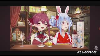 ｢hololive 切り抜き｣よっぱっぱになってヴィヴィを呼び出すマリン船長#切り抜#hololive #宝鐘マリン#兎田ぺこら#ヴィヴィ 