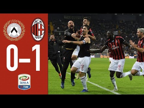 Highlights Udinese-Milan 0-1 - 11° giornata Seria A TIM 2018/19