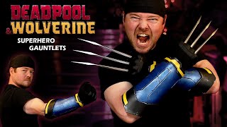 How to Make Superhero Gauntlets - Wolverine Cosplay Armor - Free Foam Templates - Deadpool 3
