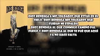 AMENAZZY, NORIEL FT. ARCANGEL &amp; DE LA GHETTO - DIOS BENDIGA REMIX - LETRA