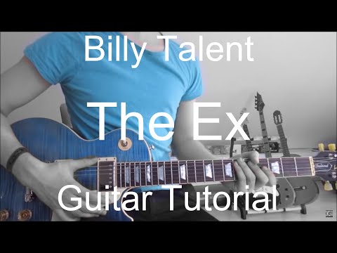 Billy Talent: The ex; part 2; (GUITAR TUTORIAL/LESSON#7)