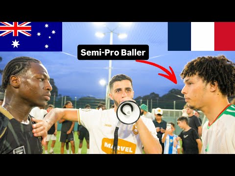 French Semi Pro vs Sydney's Best in $2.8k 1v1 Football Challenge
