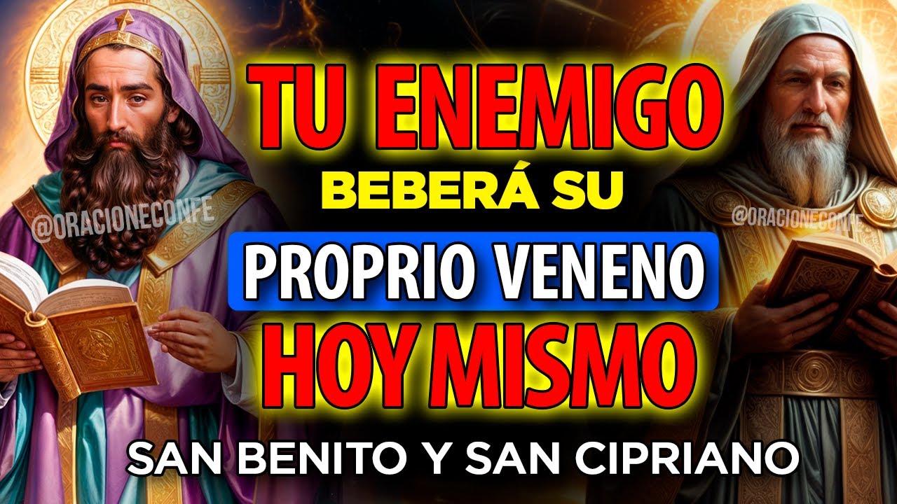 🔴SAN BENITO Y SAN CIPRIANO, LA MÁS FUERTE PARA VOLTEAR MAGIAS Y DERROTAR ENEMIGOS