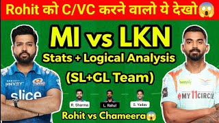 MI vs LSG IPL 2022 Today Match Fantasy Preview