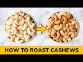 How to Roast Cashew Nuts at Home | Easy Oven Roasted Cashews | Oil-Free Recipe